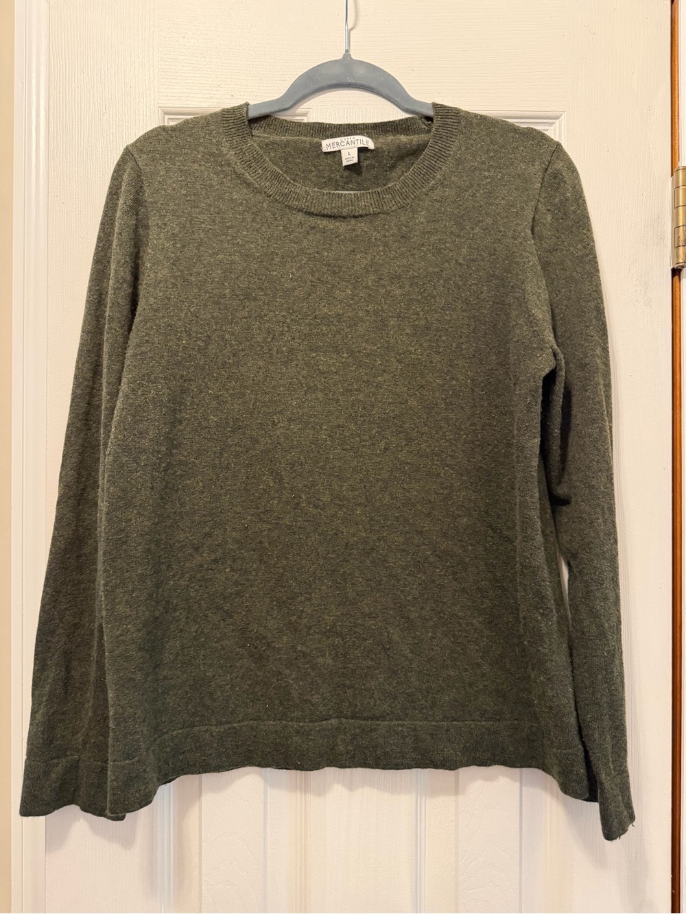 J. Crew Forest Green Crewneck Sweater